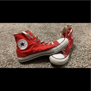 Red Hightop Converse